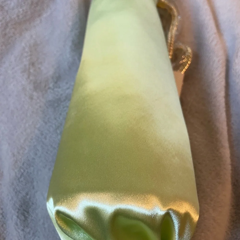 NEW Edie Parker Satin Shoulder Bag